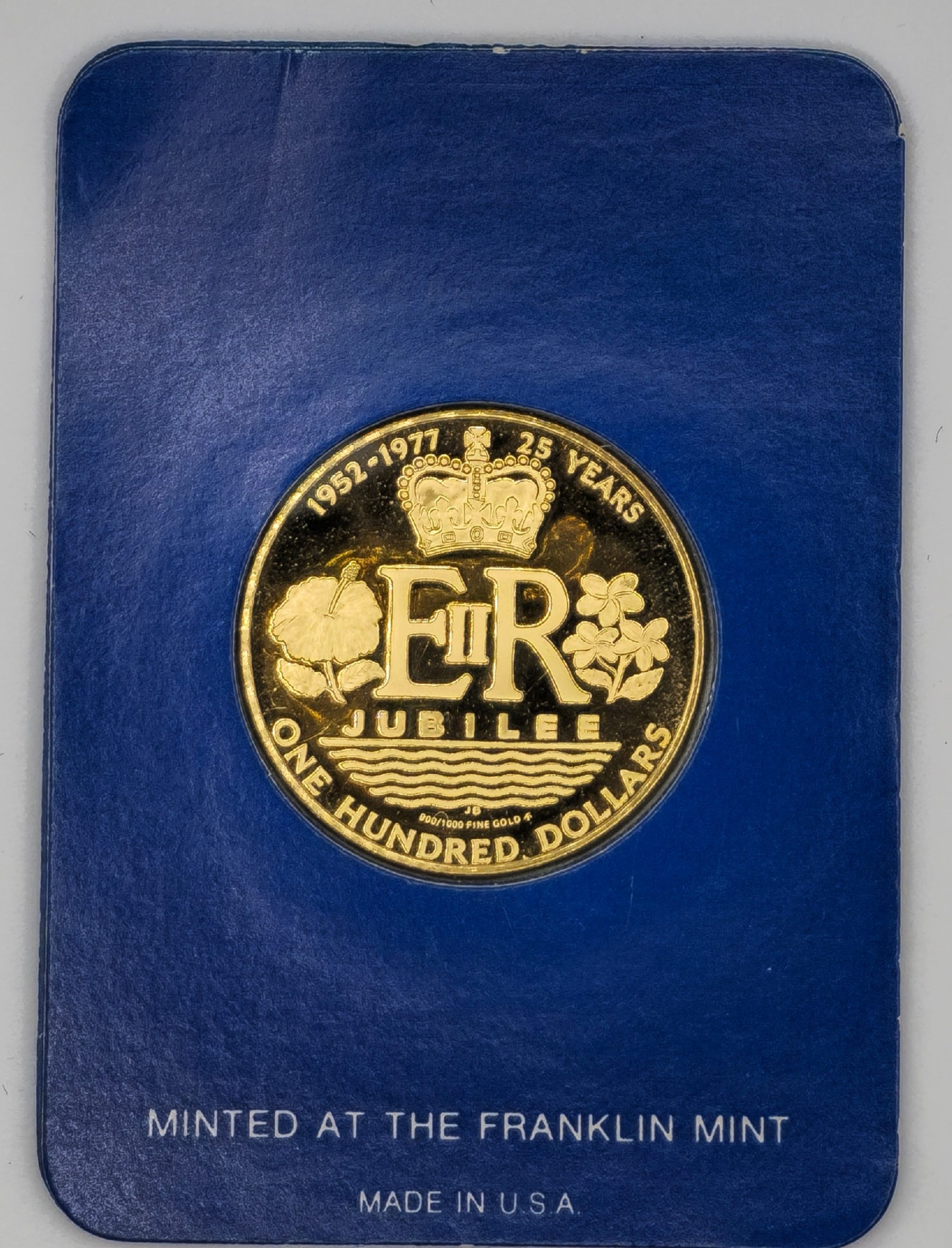 The Queen Elizabeth II 100 Dollar Gold Coin